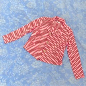 Liz Claiborne Pink Polka Dot Blazer